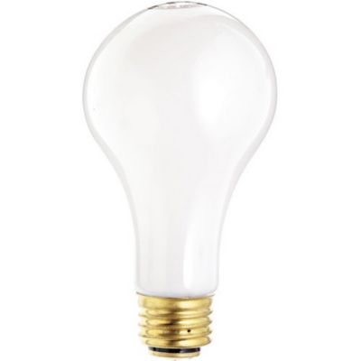 50/100/150W 120V A21 E26 3-Way White Bulb by SATCO Lighting - Starlight Lighting USA and Canada